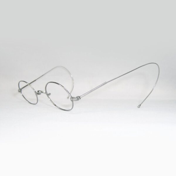 Edwardian nickel silver oval frame - Image 3
