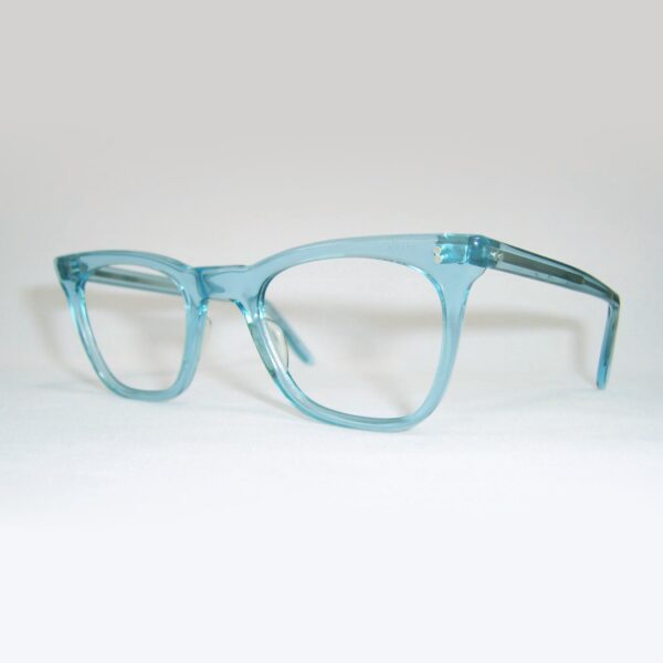 Vintage Blue NHS "524" Spectacles - Large - Image 2