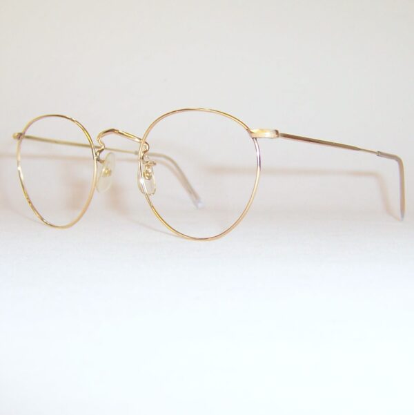 Classic gold filled panto eye spectacles by Algha - Image 3