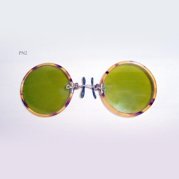 Deco Period Cellulose Pince Nez with original flat lenses - Image 2