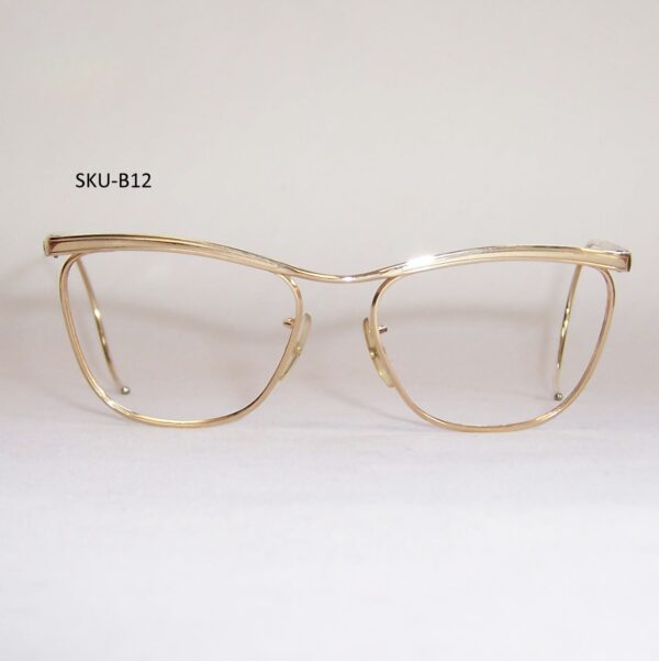 Gold filled 20th century quadra spectacles by Algha