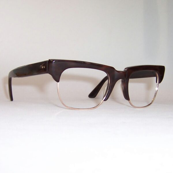 Vintage 1960/70's Gents Brow-line Spectacles - Image 2