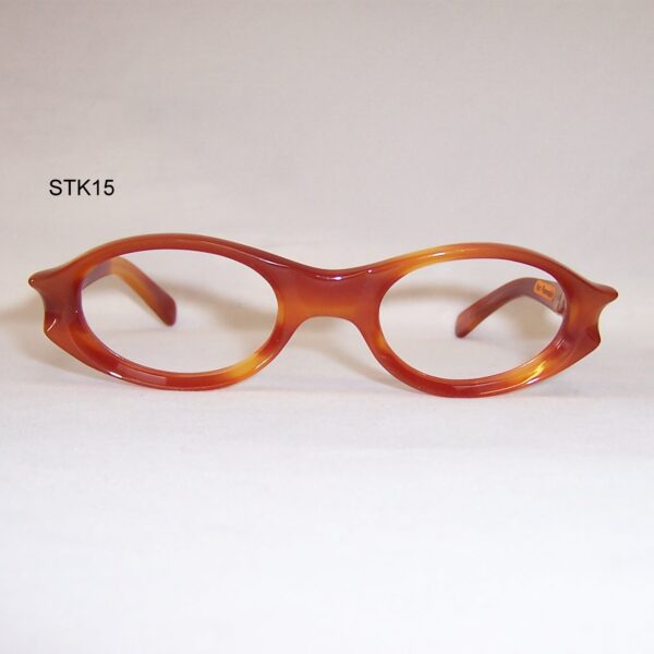 Unusual 1960s Vintage Butterscotch Glasses