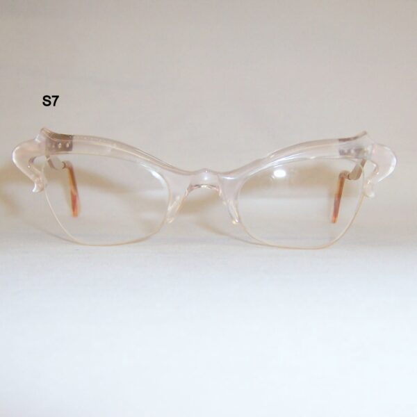 Classic 1950/60's Brow line Supra Spectacles - Pink