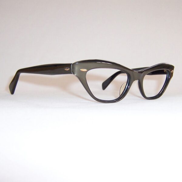 Classic 1950/60s Bronze Cat Eye Glasses - Image 2