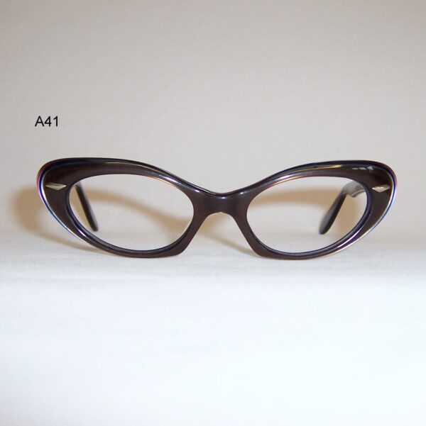 Classic British 1960s catseye frame