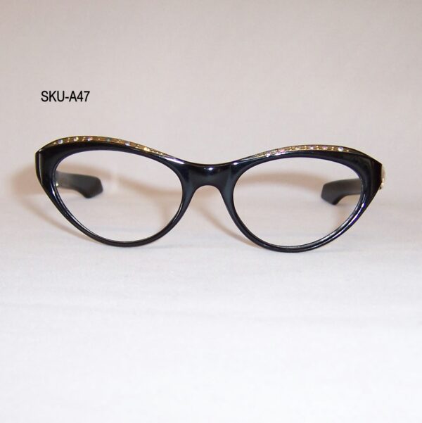 1960s Rhinestone catseye frame - Oliver Goldsmith