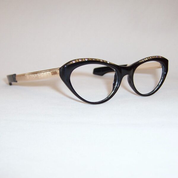 1960s Rhinestone catseye frame - Oliver Goldsmith - Image 2