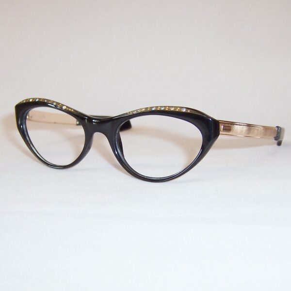 1960s Rhinestone catseye frame - Oliver Goldsmith - Image 3