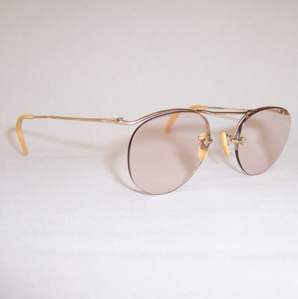 1920/40s Semi-rimless Spectacles - very Glen Miller - Image 2