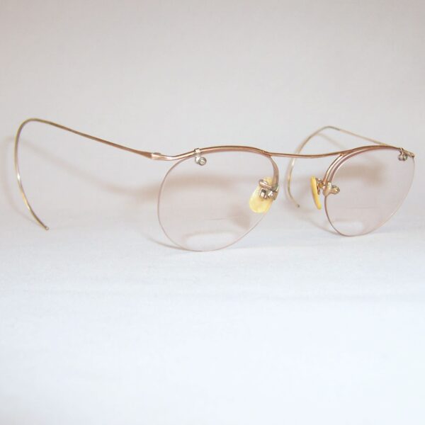 1920/40s Semi-rimless Spectacles - very Glen Miller - Image 2