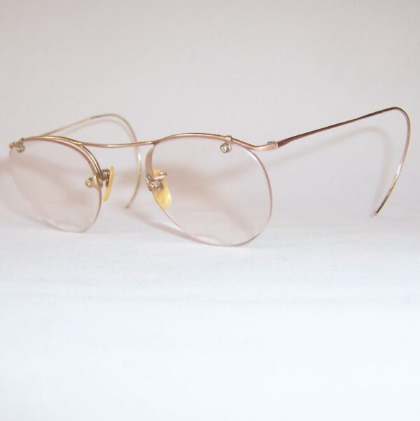 1920/40s Semi-rimless Spectacles - very Glen Miller - Image 3