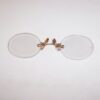 Victorian Nickel Pince Nez with original flat lenses - Image 2