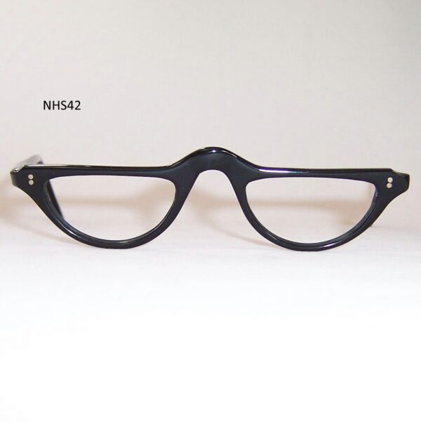 Vintage Black NHS "824" Half Eye Spectacles