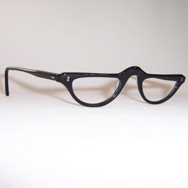 Vintage Black NHS "824" Half Eye Spectacles - Image 2