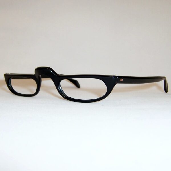 Vintage Black Half Eye Spectacles - Image 3