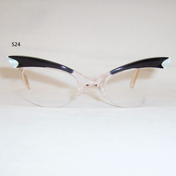 Exaggerated 1950/60's Brow line Supra Spectacles