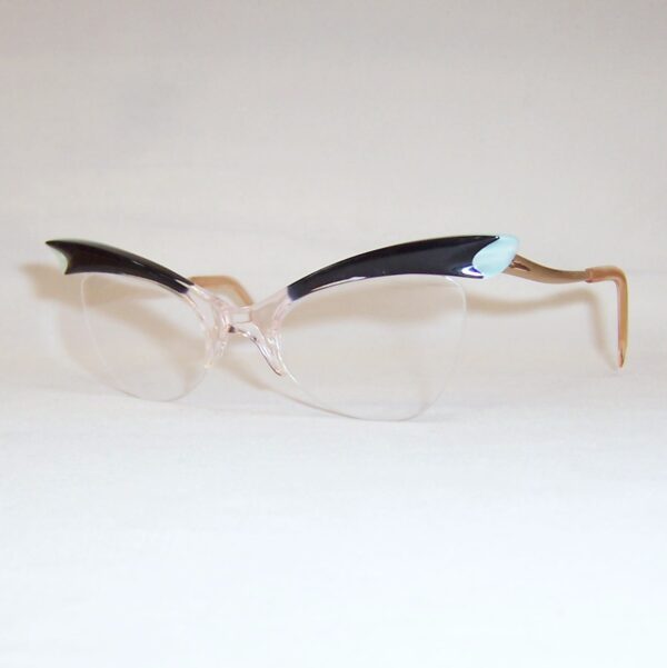 Exaggerated 1950/60's Brow line Supra Spectacles - Image 3