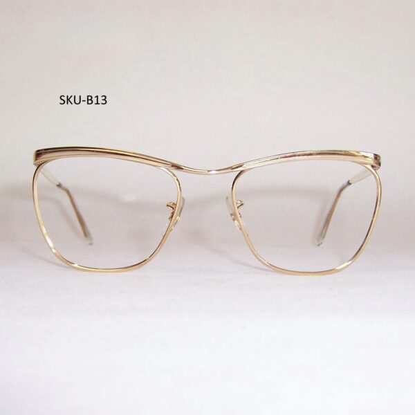 Gold filled 20th century quadra spectacles by Algha
