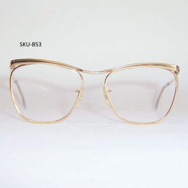 Gold filled 20th century quadra spectacles by Algha