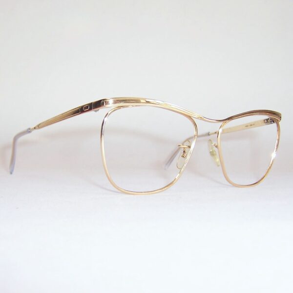 Gold filled 20th century quadra spectacles by Algha - Image 2