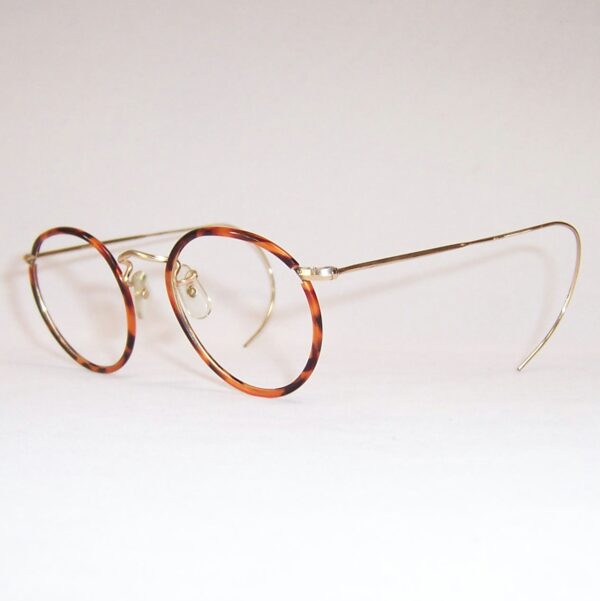 Classic gold filled panto eye spectacles by Algha - Image 3