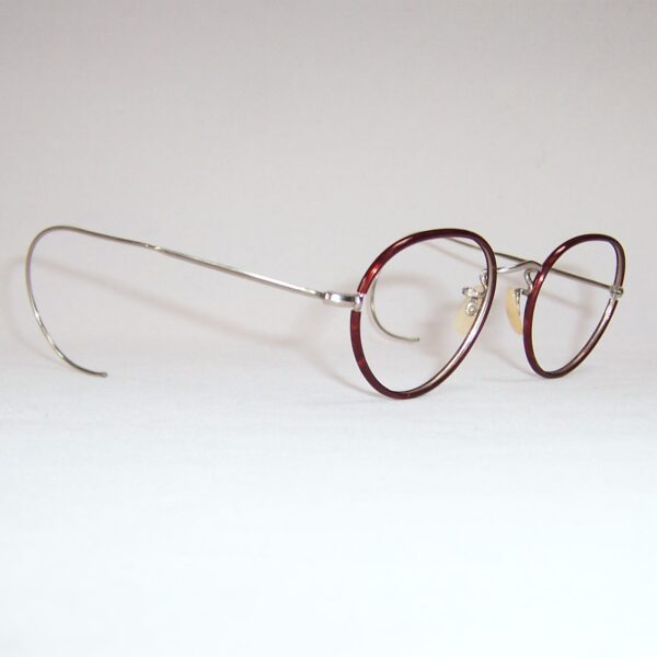 Classic nickel panto eye spectacles by Algha - Image 2