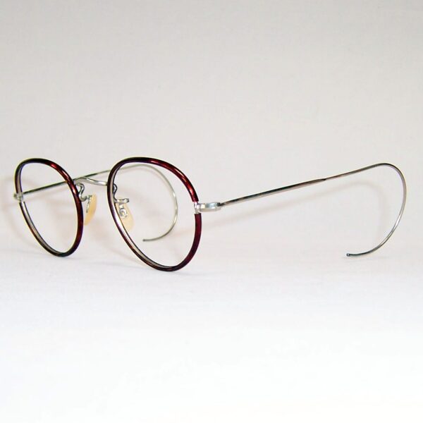 Classic nickel panto eye spectacles by Algha - Image 3