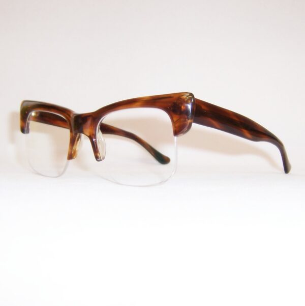 Classic 1960s Brow line Gents Supra Spectacles - Image 3