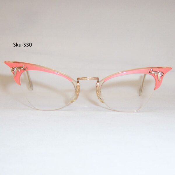 Classic Algha1950/60's Brow line Supra Spectacles - rare colour
