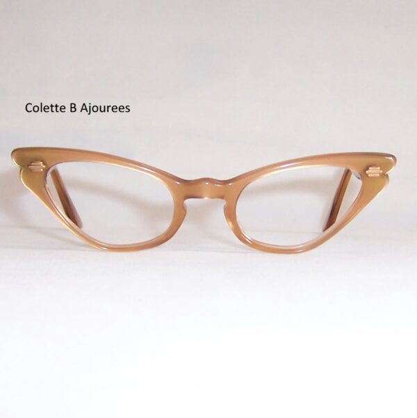 Classic 1950/60s catseye frame - Colette B Ajourees