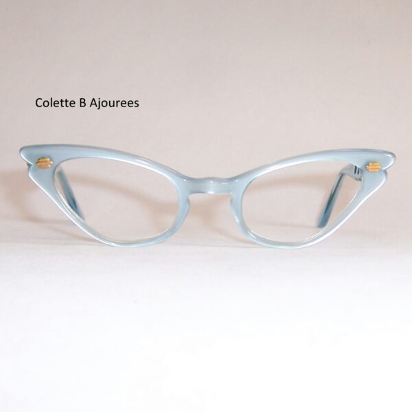 Classic 1950/60s catseye frame - Colette B Ajourees