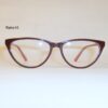Modern catseye frame - larger than period frame