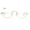 Vintage Gold Filled Algha half eye 44x20 - NHS722