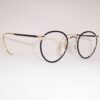 Classic panto eye spectacles - Gold and black - Image 2