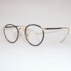 Classic panto eye spectacles - Gold and black - Image 3