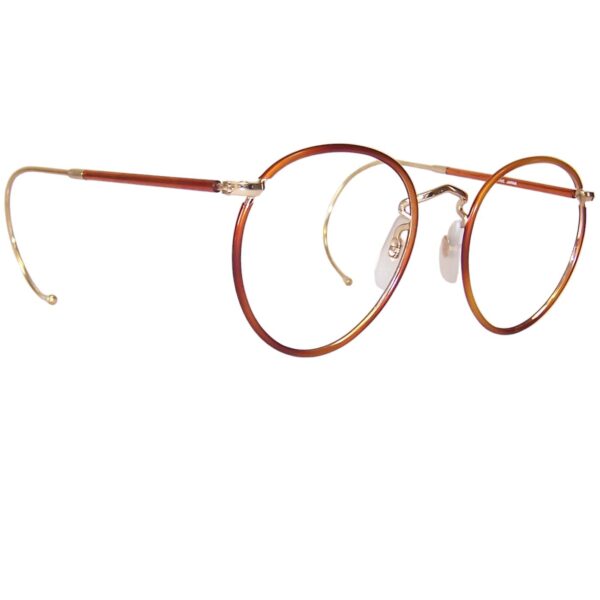 Classic panto eye spectacles - Gold and tortoiseshell - Image 2