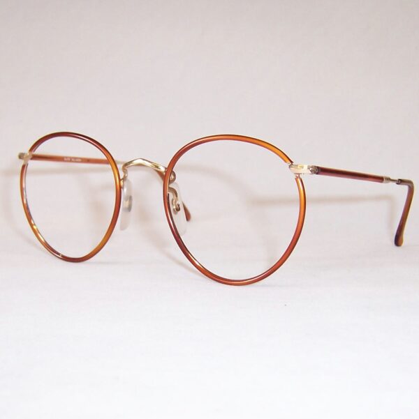 Classic panto eye spectacles - Gold and tortoiseshell - Image 3