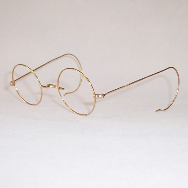Classic gold filled round eye spectacles by Hadley - John Lennon - Image 3