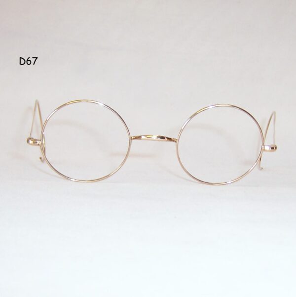 Classic gold filled round eye spectacles by Algha - John Lennon