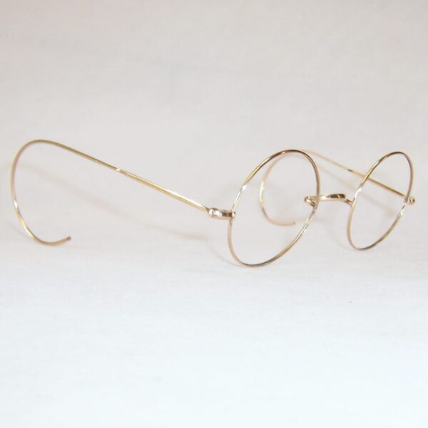 Classic gold filled round eye spectacles by Algha - John Lennon - Image 2
