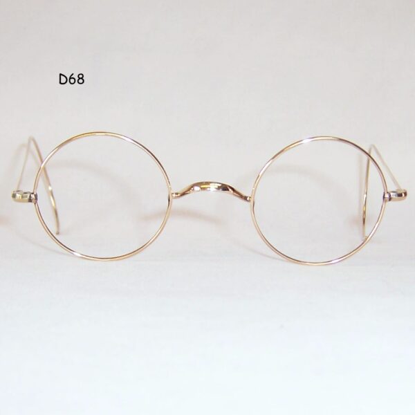 Classic gold filled round eye spectacles by Algha - John Lennon