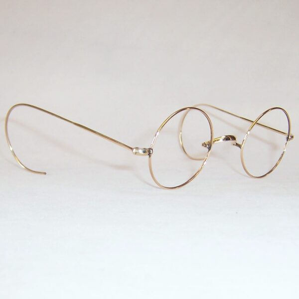 Classic gold filled round eye spectacles by Algha - John Lennon - Image 2