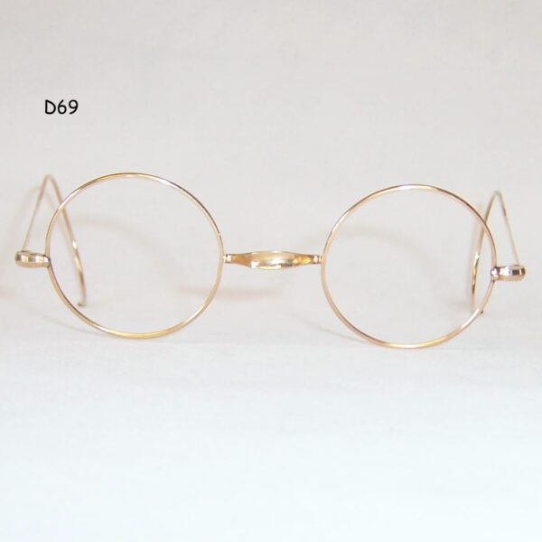 Classic gold filled round eye spectacles by Algha - John Lennon