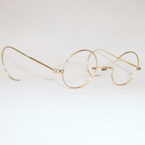 Classic gold filled round eye spectacles by Algha - John Lennon - Image 2