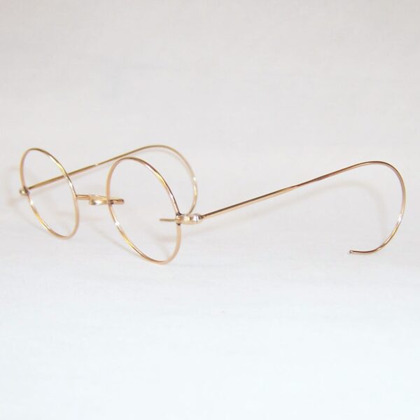 Classic gold filled round eye spectacles by Algha - John Lennon - Image 3