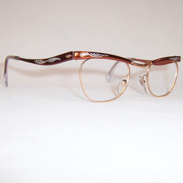Classic 1960's Metal Brow-line Spectacles - Image 2