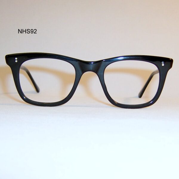 Vintage Black NHS "524" Spectacles - as worn by Morrissey - Large