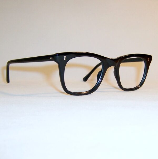 Vintage Black NHS "524" Spectacles - as worn by Morrissey - Large - Image 2
