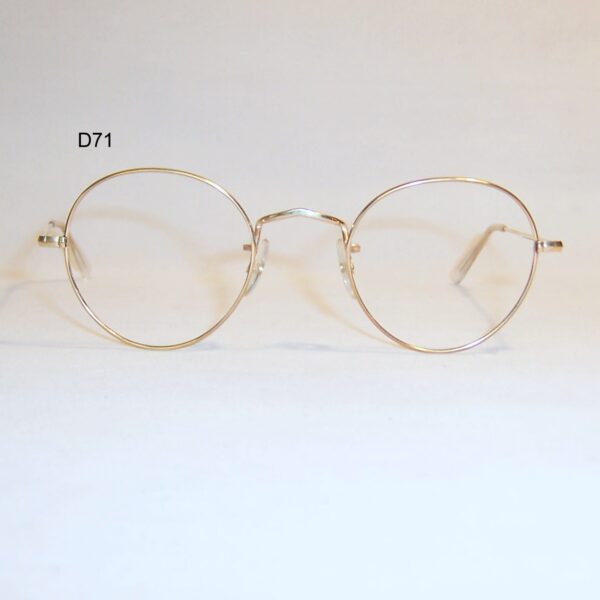 Classic gold filled mid-joint pantoscopic Algha frame
